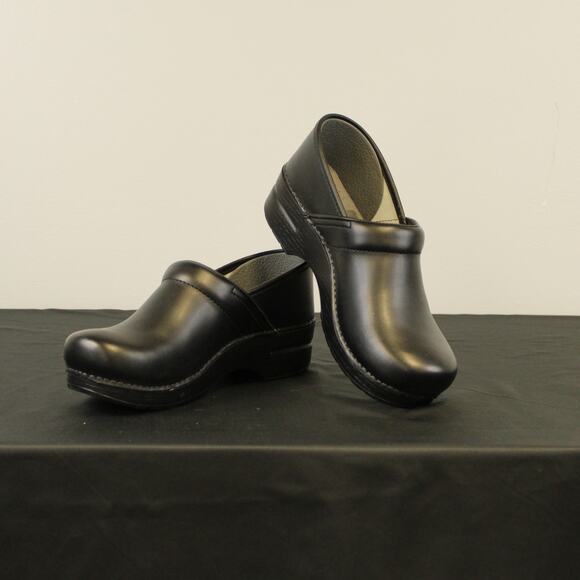 NEW Dansko Professional Clog , Black Leather EU 40 NEW READ - Picture 1 of 9